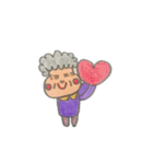 赤ほっぺおばあちゃん（個別スタンプ：27）