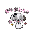 可愛いシーズーアニメ画スタンプ（個別スタンプ：6）