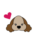 Cocker cocker spaniel（個別スタンプ：14）