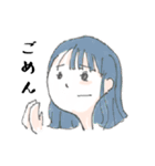 とりあえず会話できるガールズ（個別スタンプ：6）