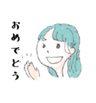 とりあえず会話できるガールズ（個別スタンプ：7）