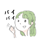 とりあえず会話できるガールズ（個別スタンプ：11）