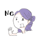 とりあえず会話できるガールズ（個別スタンプ：15）