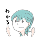 とりあえず会話できるガールズ（個別スタンプ：24）