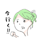 とりあえず会話できるガールズ（個別スタンプ：34）