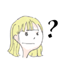 とりあえず会話できるガールズ（個別スタンプ：35）