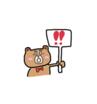 敬語の可愛いくまさん（個別スタンプ：5）