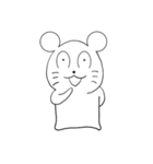 白い犬タイゴロー（個別スタンプ：3）