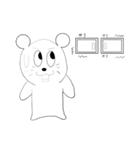 白い犬タイゴロー（個別スタンプ：5）