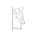 白い犬タイゴロー（個別スタンプ：32）