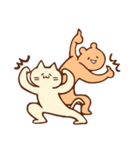 ねことくま、そしてにわとり（個別スタンプ：7）