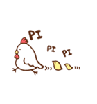 ねことくま、そしてにわとり（個別スタンプ：12）