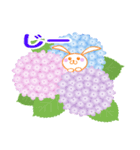 紫陽花と友達（個別スタンプ：5）