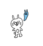 手書きのうさぎさん。（個別スタンプ：12）