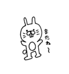 手書きのうさぎさん。（個別スタンプ：15）