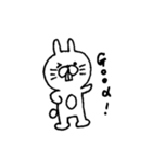 手書きのうさぎさん。（個別スタンプ：17）