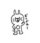 手書きのうさぎさん。（個別スタンプ：20）