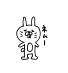 手書きのうさぎさん。（個別スタンプ：22）