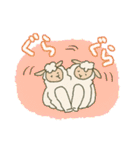 ひつじ君とやぎ君 2（個別スタンプ：9）