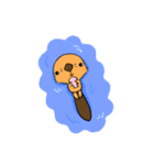 ラッコのテトラ（個別スタンプ：16）