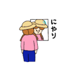 メモリアルちゃんの呑気な日常（個別スタンプ：3）