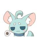 青い小動物スタンプ（個別スタンプ：12）