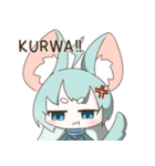 青い小動物スタンプ（個別スタンプ：30）