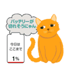 にゃんわりお終い（個別スタンプ：21）