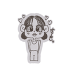 おしゃべり好きな女の子（個別スタンプ：16）