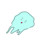 ゆかいなクラゲ（個別スタンプ：7）