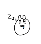 使い道のないしろくてゆるいうさぎ（個別スタンプ：7）