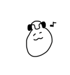 使い道のないしろくてゆるいうさぎ（個別スタンプ：10）