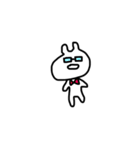 使い道のないしろくてゆるいうさぎ（個別スタンプ：28）
