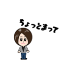 ショートヘアの女の子♪（個別スタンプ：5）