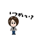 ショートヘアの女の子♪（個別スタンプ：22）