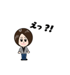 ショートヘアの女の子♪（個別スタンプ：29）