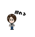 ショートヘアの女の子♪（個別スタンプ：38）
