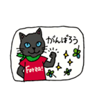 お絵描きすずめの猫スタンプ その1（個別スタンプ：20）