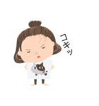 悪態を吐く鬼嫁（個別スタンプ：3）