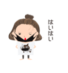 悪態を吐く鬼嫁（個別スタンプ：8）