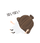 悪態を吐く鬼嫁（個別スタンプ：17）