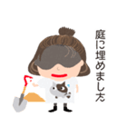 悪態を吐く鬼嫁（個別スタンプ：30）