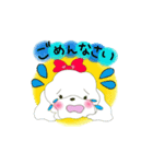 日常会話で使えるトイプードルのスタンプ（個別スタンプ：9）