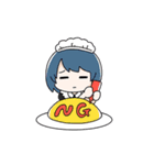 ぱるてのんプロ メイドちゃんスタンプ（個別スタンプ：7）