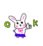 うさ女子（個別スタンプ：16）