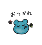 カラフルなくまとうさぎたち（個別スタンプ：14）