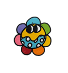 カラフルなくまとうさぎたち（個別スタンプ：21）