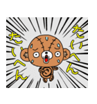 さとう用心配症小心者クマさんスタンプ（個別スタンプ：1）