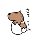 カピバラ×玉子の「かぴたま」スタンプ（個別スタンプ：24）