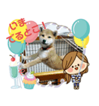おてんば豆柴むぎみっこ（個別スタンプ：4）